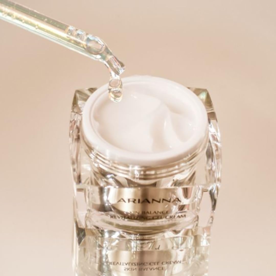 **ARIANNA-SKINCARE Skin Balance Revitalizing Face Gel Cream - Lightweight Daily Facial Moisturizer, Makeup Primer, Non-Greasy & Natural Hydration for Long-Lasting Radiance | Perfect for Day & Night Use, Under Makeup, or Post-Cleansing Routine**