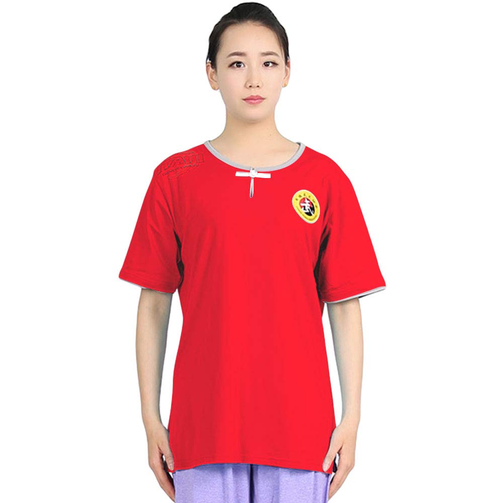 ZooBoo Stretchy Cotton Tai Chi Martial Arts T-Shirt for Women & Men - Perfect for Kung Fu, Tai Chi Practice, Yoga & Casual Wear
