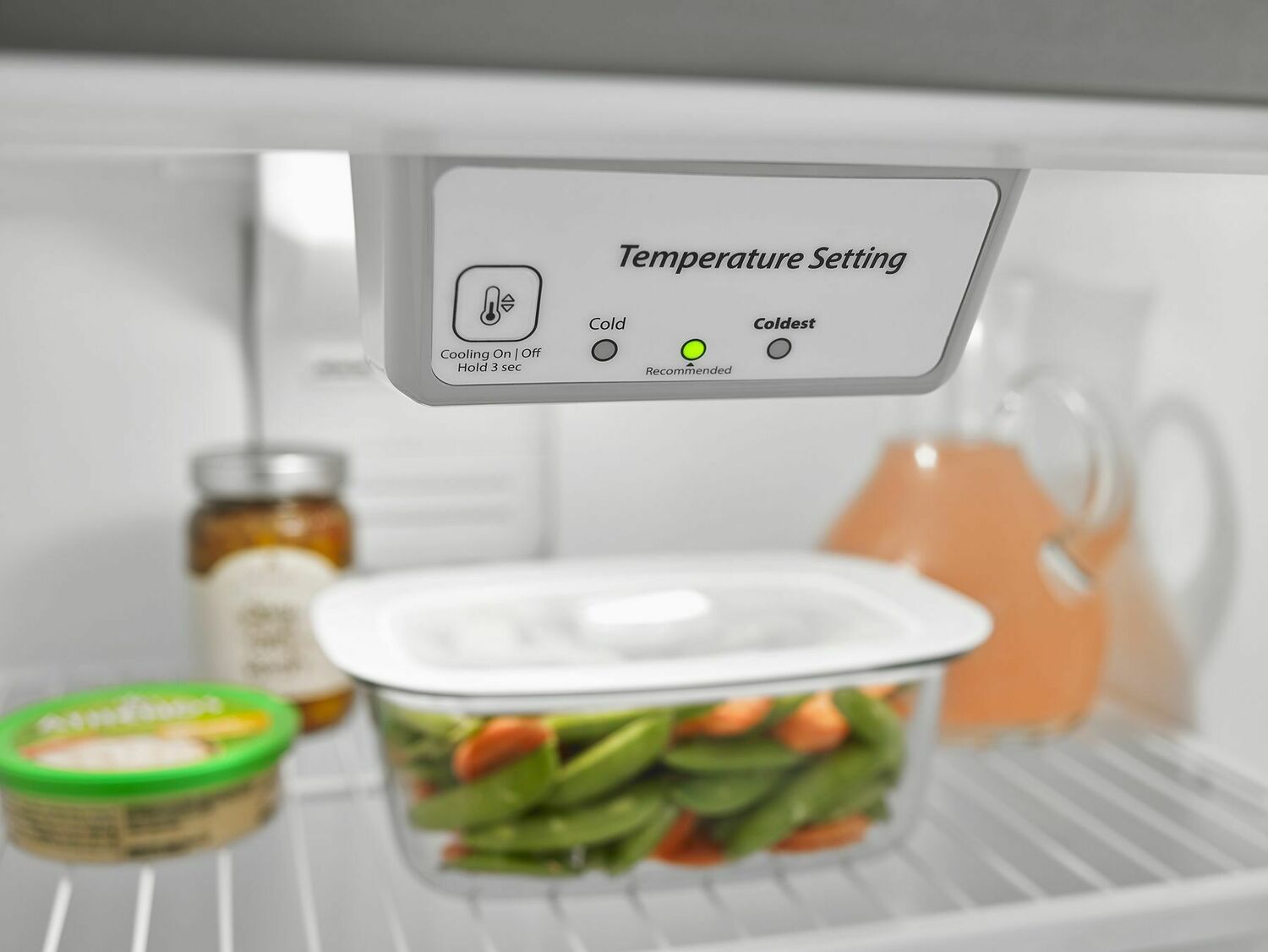 Amana ART308FFDM 30 Inch Wide Top Freezer Refrigerator - 18 Cu. Ft. Stainless Steel with Garden Fresh Crisper Bins | Perfect for Kitchens, Apartments & Small Homes | Energy Efficient & Space Saving Design
