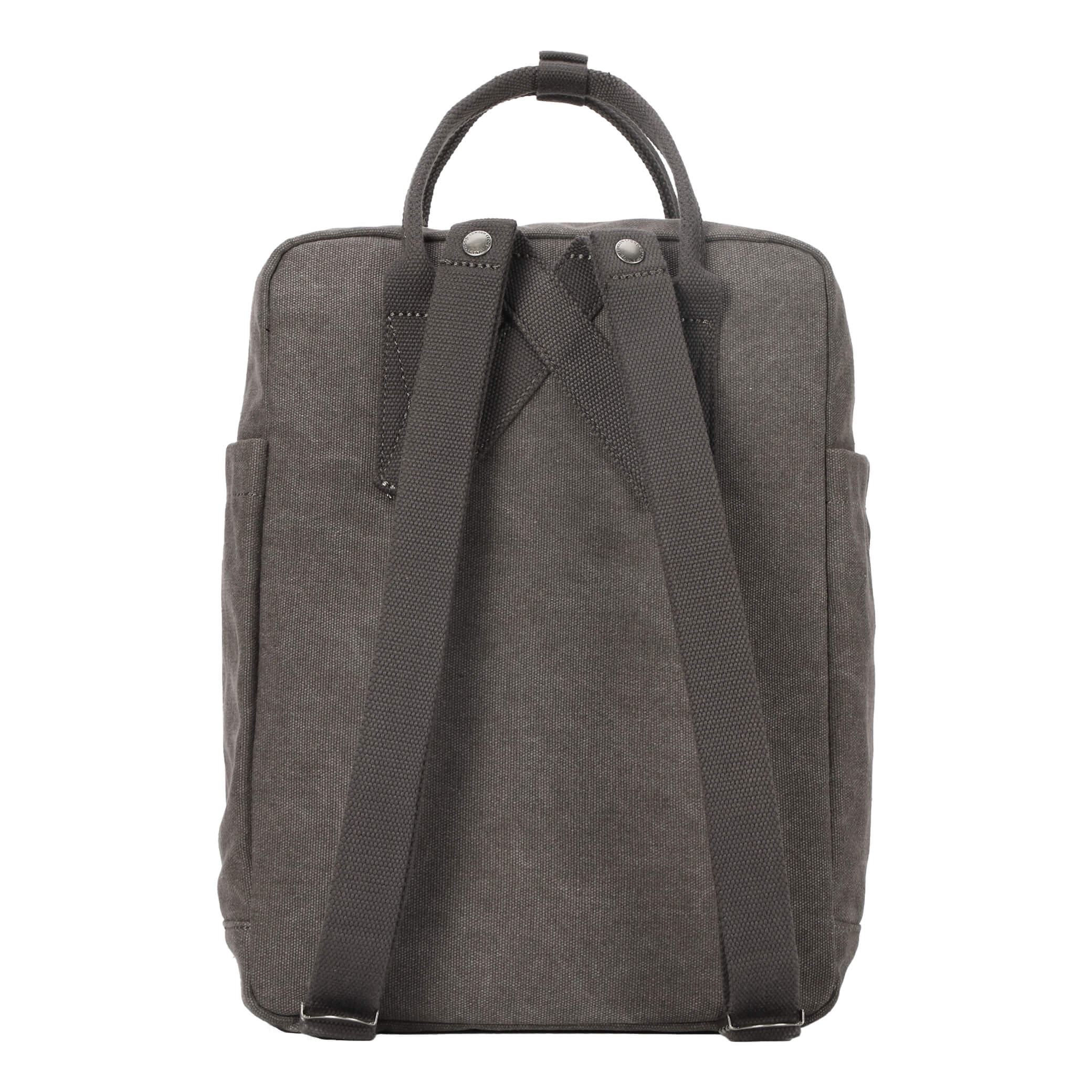 TRP0549 Troop London Classic Canvas Daypack - Durable Unisex Backpack for Travel, School & Work | Water-Resistant Daypack for Commuting, Hiking & College Campus Use