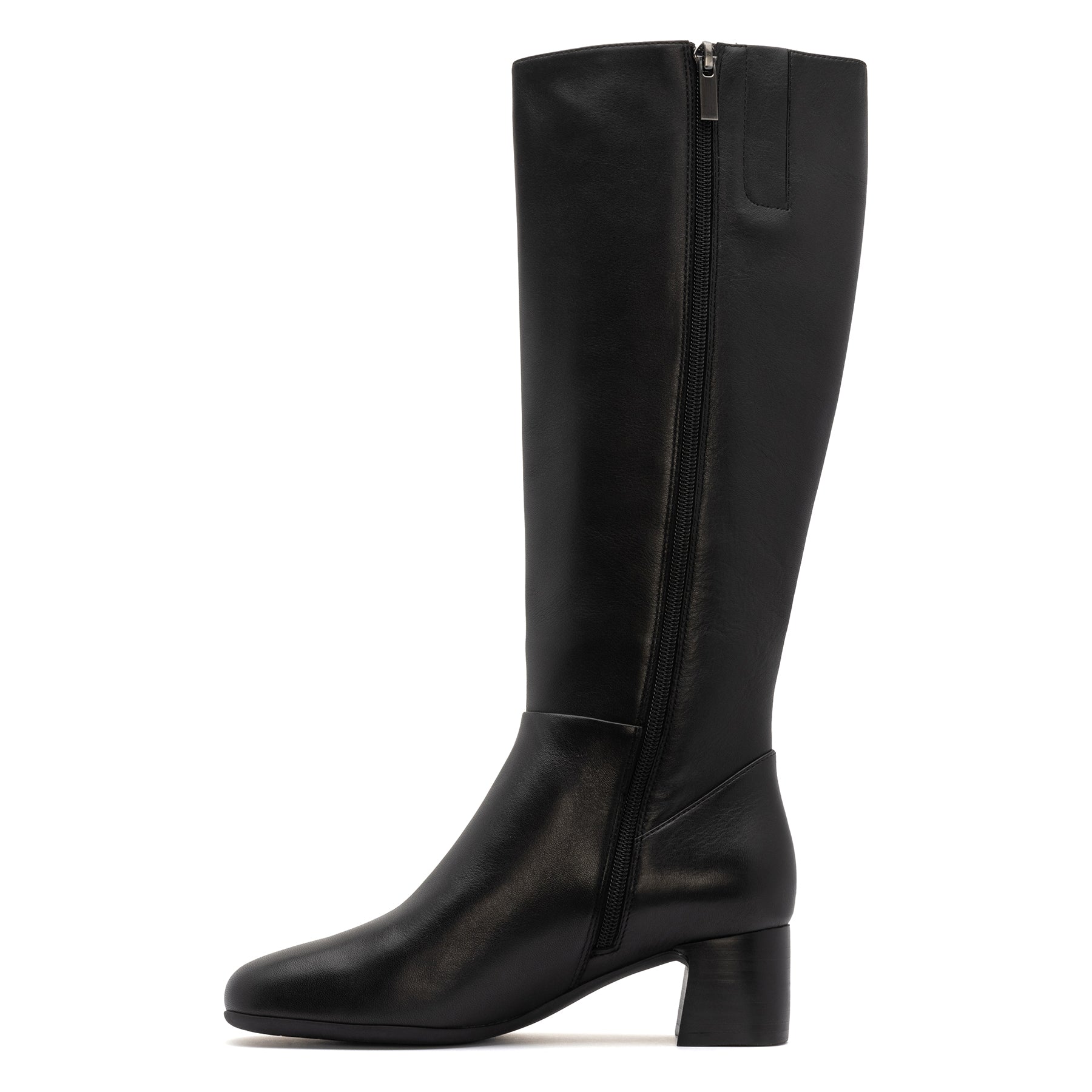 Abeo Avenue Women's Tall Black Nappa Leather Boots - Stylish & Comfortable for Fall, Winter & Everyday Wear