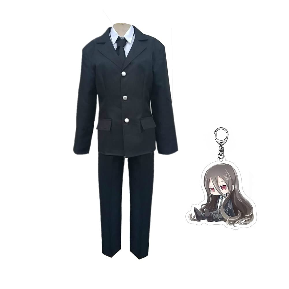 Izuru Kamukura Cosplay Costume Full Set with Keychain - Anime Danganronpa Outfit for Halloween, Conventions & Cosplay Events