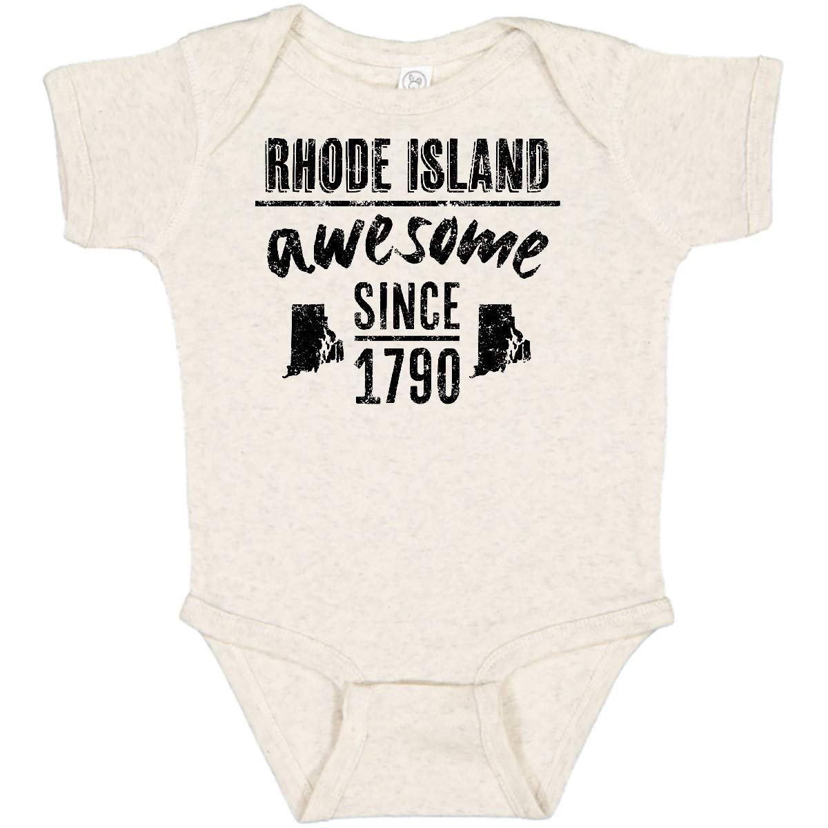 Inktastic Rhode Island Awesome Since 1790 Baby Bodysuit - Cute Infant Onesie for Boys & Girls - Perfect for Family Outings, Photo Shoots & Everyday Wear