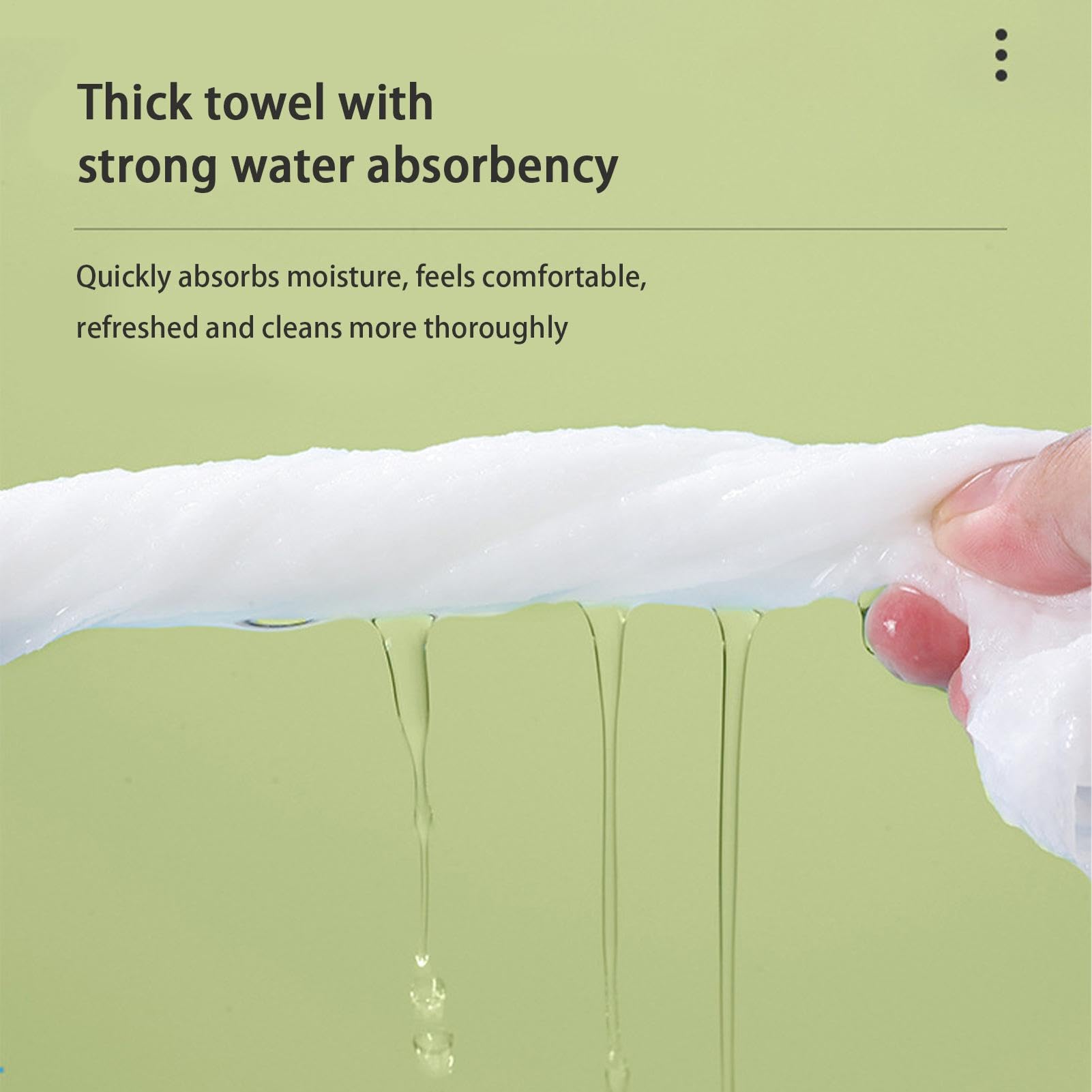 Extra Thick Soft Face Towels for Gentle Makeup Removal & Daily Skincare - Hypoallergenic Dry Wipes for Sensitive Skin | Perfect for Travel, Gym & Spa Days