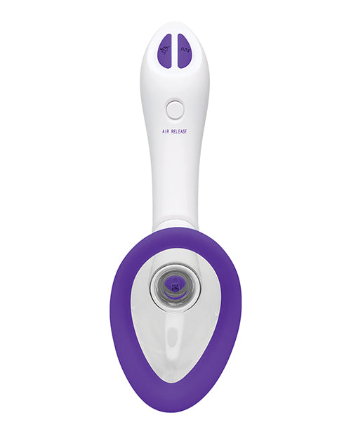 Bloom Intimate Silicone Rechargeable Body Pump - Purple & White for Enhanced Sensation & Comfort | Perfect for Personal Wellness & Couples Intimacy