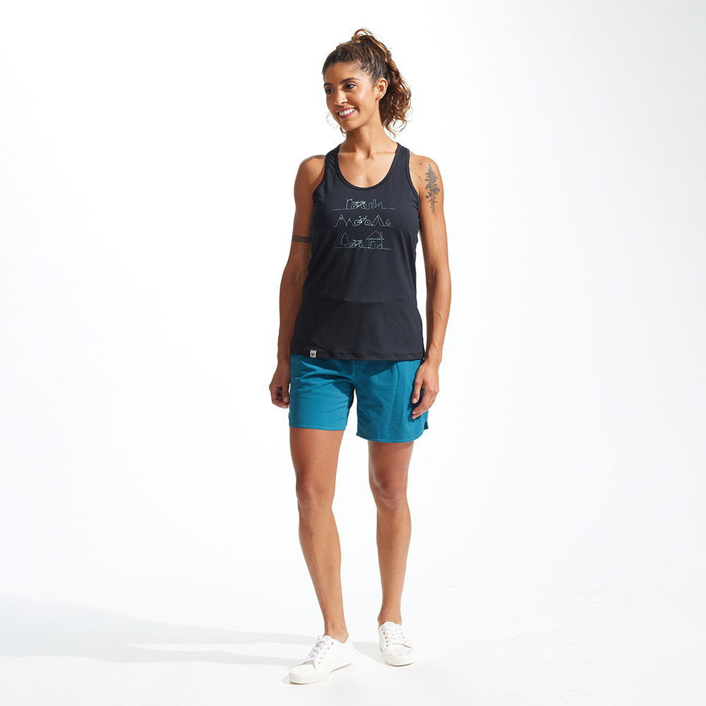 Women's Midland Graphic Tank Top - Stylish Casual Tee for Summer Outfits & Layering | Perfect for Beach, Gym, and Everyday Wear