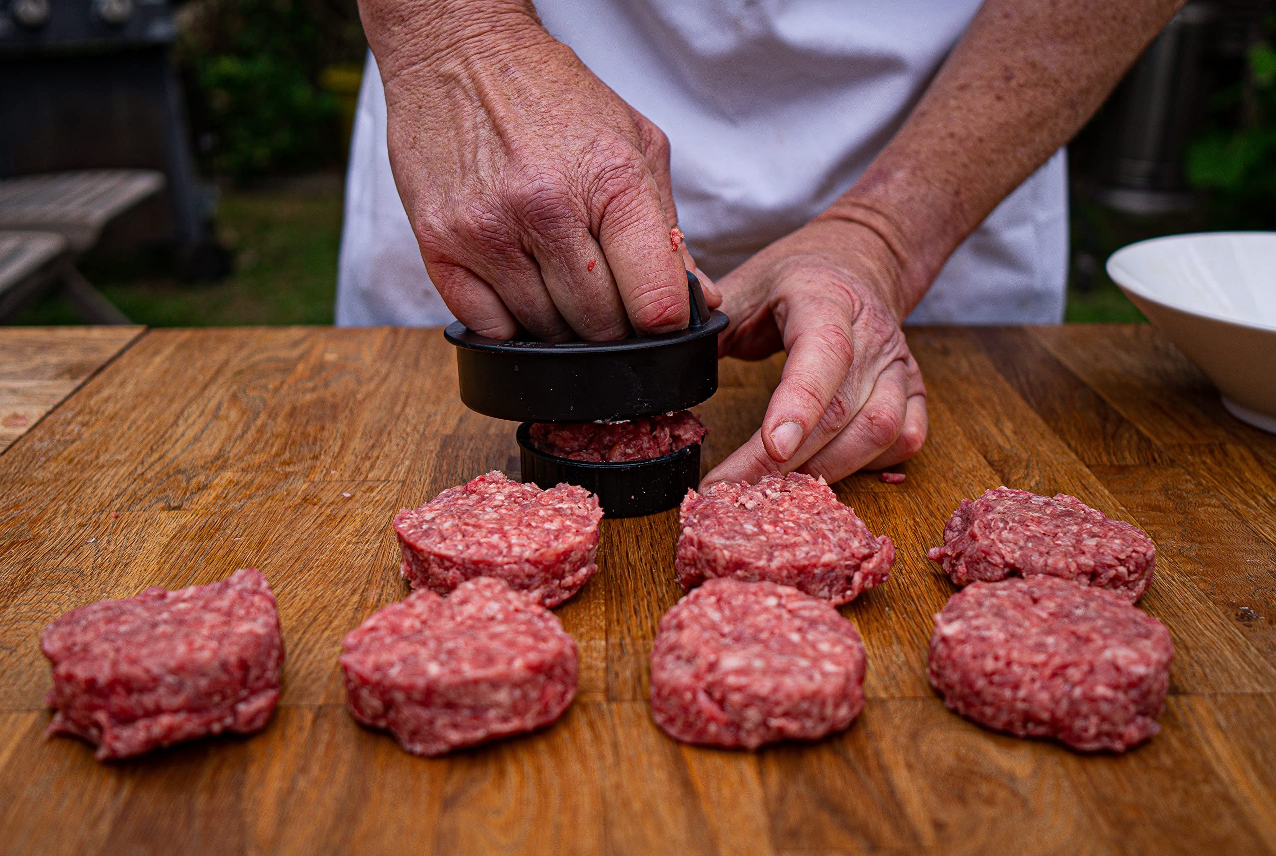 BBQ Dragon 3-in-1 Non-Stick Hamburger Patty Maker - Perfect for Sliders, Stuffed Burgers & Full-Sized Patties - Dishwasher Safe Burger Press Mold & Grill Accessory - Ideal for Backyard BBQs, Cookouts & Outdoor Cooking Parties