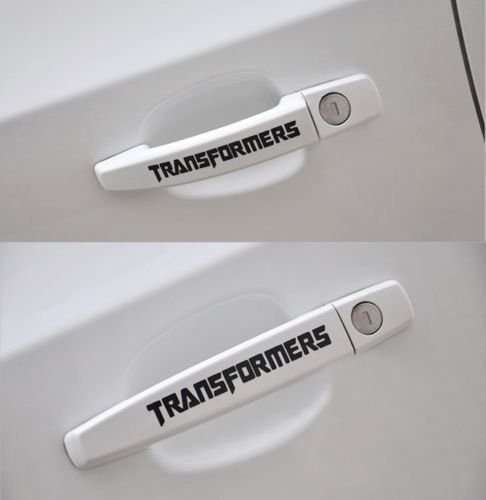 ARWY Transformers Car Stickers - Exterior Vinyl Decals for Door Handles - Perfect for Car Customization & Themed Vehicle Accessories