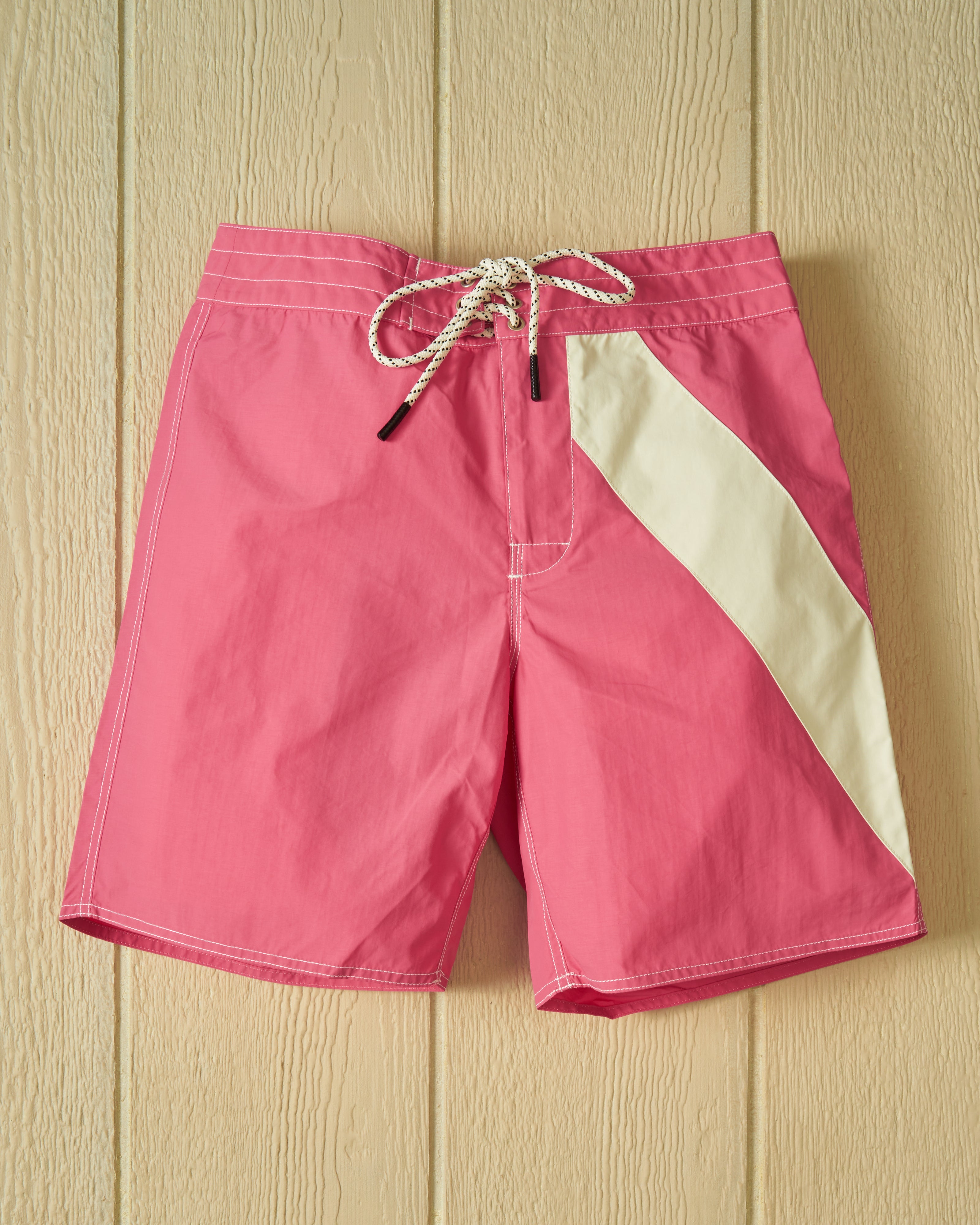 Laguna Men's Board Shorts - Faded Red Quick-Dry Swim Trunks for Surfing, Swimming & Beach Vacations