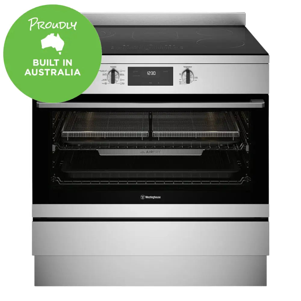 Westinghouse WFE9546SD 90cm Electric Freestanding Cooker with Air Fry Function | Stainless Steel Design | Perfect for Home Kitchens & Small Restaurants