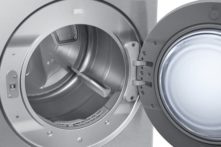 Samsung BESPOKE 7.6 cu. ft. Smart Electric Dryer with SuperSpeed Technology - DVE53BB8700T - Stainless Steel - Perfect for Large Families & Laundry Rooms