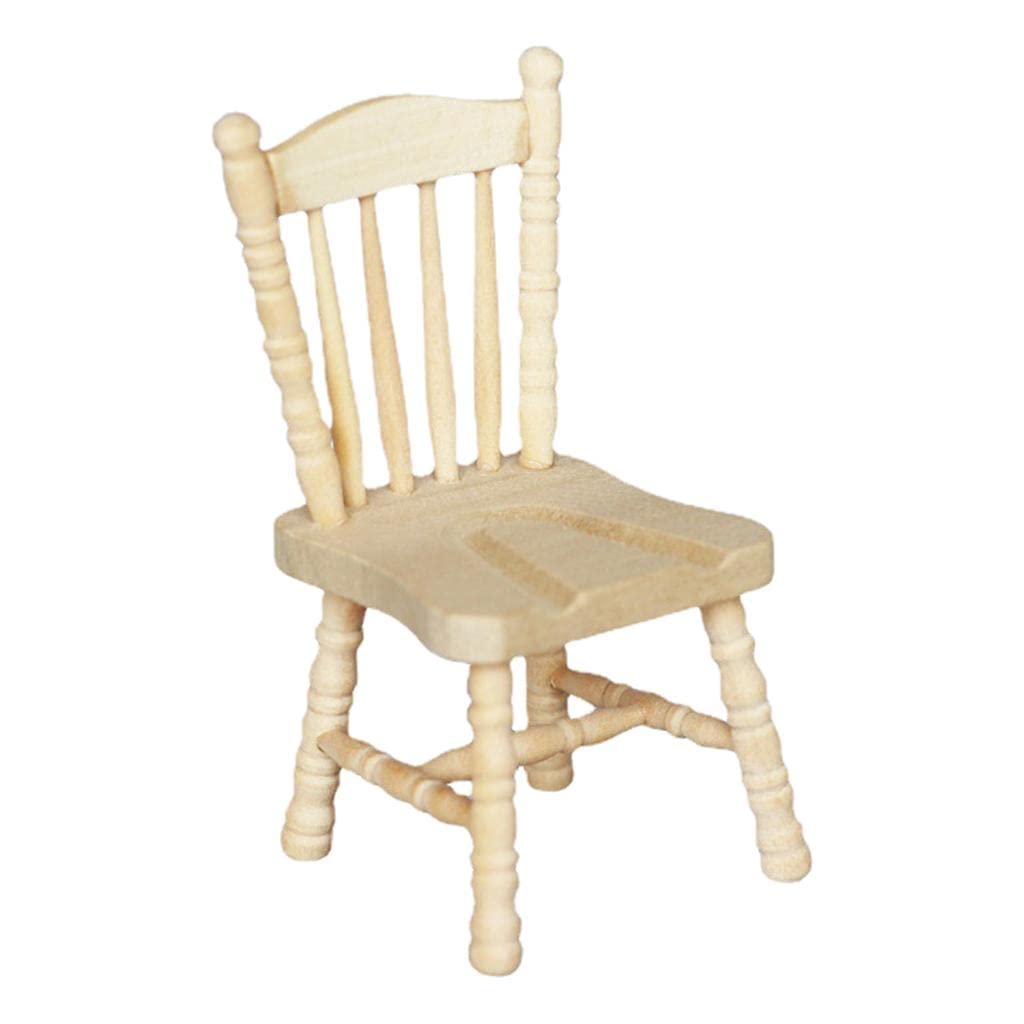 1:12 Scale Wooden Dollhouse Miniature Furniture & Accessories - Realistic Tiny Home Decor for Collectors, DIY Enthusiasts & Kids Play