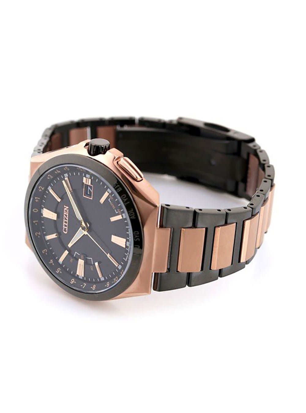 CITIZEN ATTESA ACT LINE CB0215-77E Men's Solar-Powered Watch - Japanese JDM Made - Stainless Steel, Water Resistant - Perfect for Business & Casual Wear