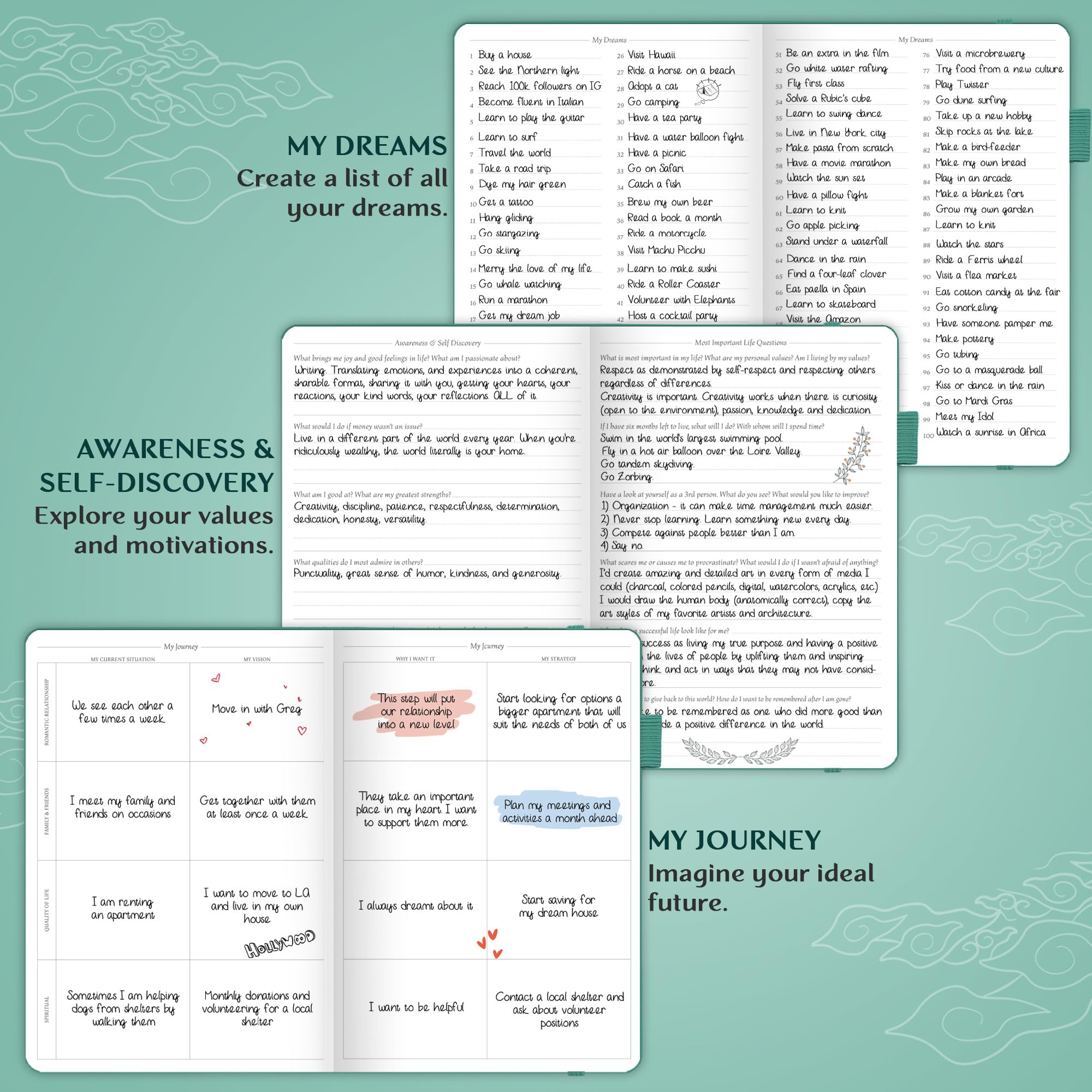 Legend Planner PRO Dated Jan 2025-Jan 2026 – Premium Weekly & Daily Planner with Time Slots, Appointment Book for Work & Time Management, A4 Hardcover (Viridian Green) – Perfect for Professionals, Students & Entrepreneurs to Organize Schedules, Track Goals & Boost Productivity