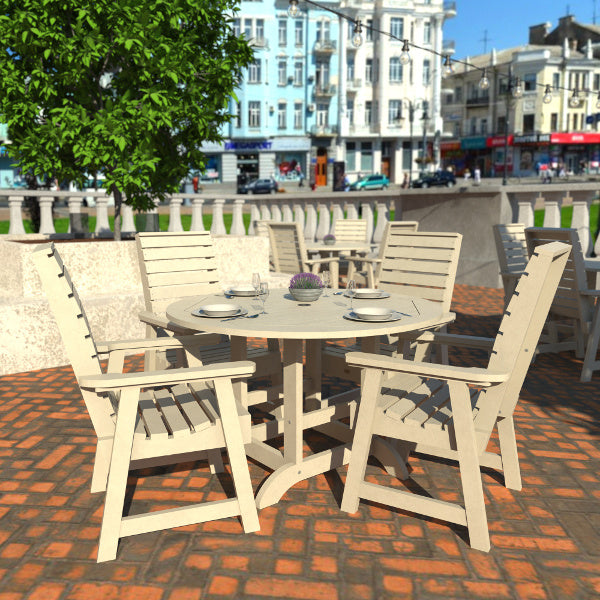Glennville 5-Piece Round Dining Table Set - Perfect for Small Spaces, Breakfast Nooks & Outdoor Patios