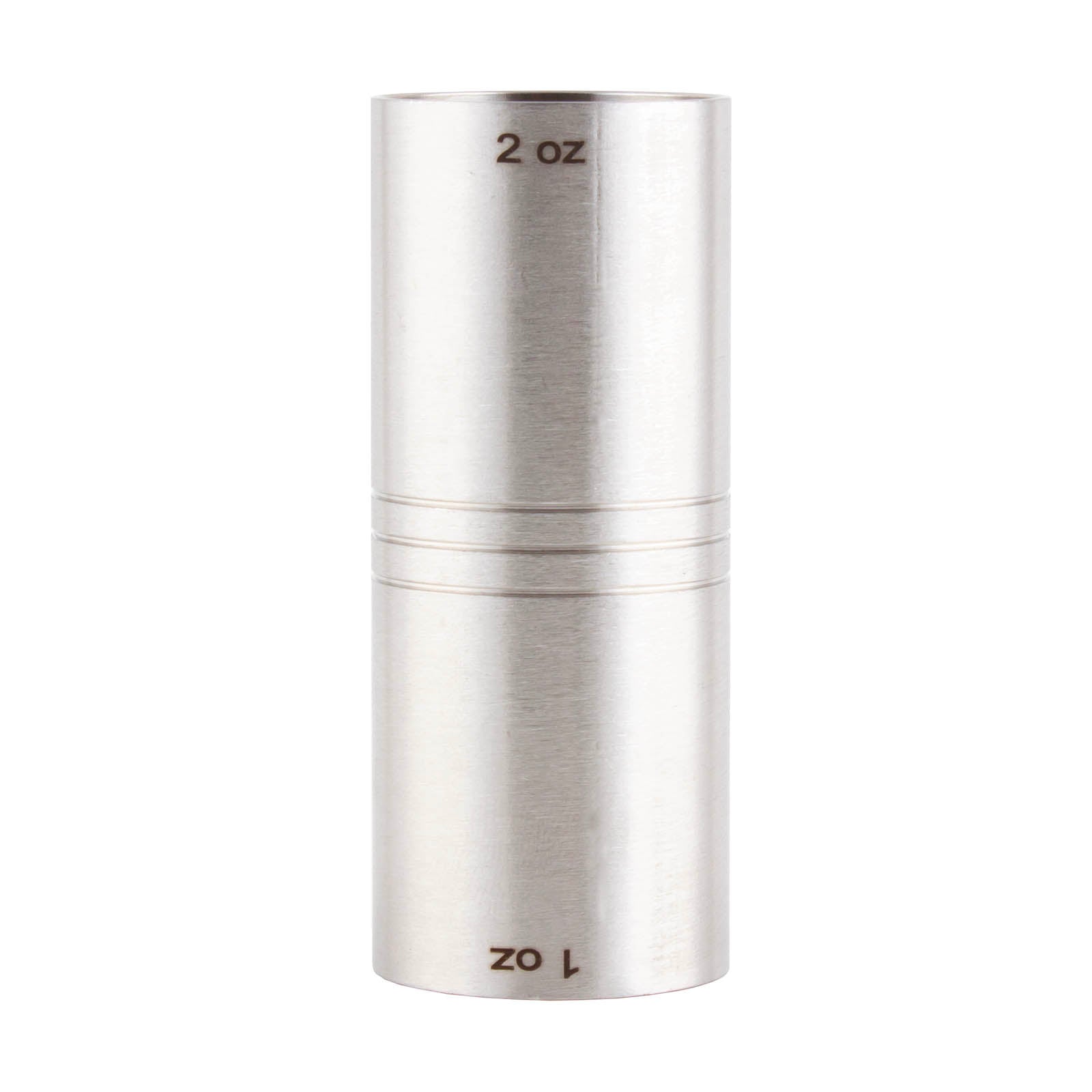 BarConic® Stainless Steel Cocktail Jigger with Measurement Marks - 1oz/2oz & 0.5oz/1oz Dual-Sided Measuring Cup for Bartenders & Home Mixology - Perfect for Crafting Martinis, Margaritas & Cocktails