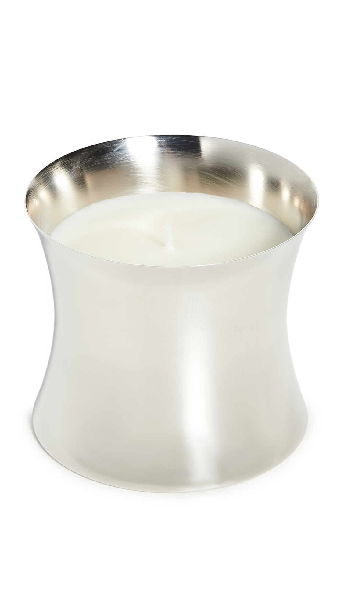 Tom Dixon Medium Royalty Scented Candle - Silver Home Decor Scented Candle for Living Room, Bedroom & Bathroom | Luxury Aromatherapy Gift for Women & Men