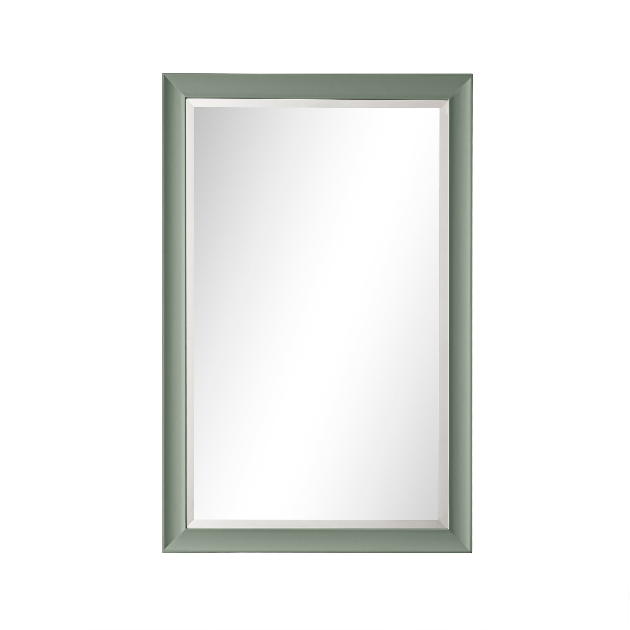 Glenbrooke 26-Inch Round Wall Mirror - Smokey Celadon Finish for Bathroom, Bedroom & Entryway Decor