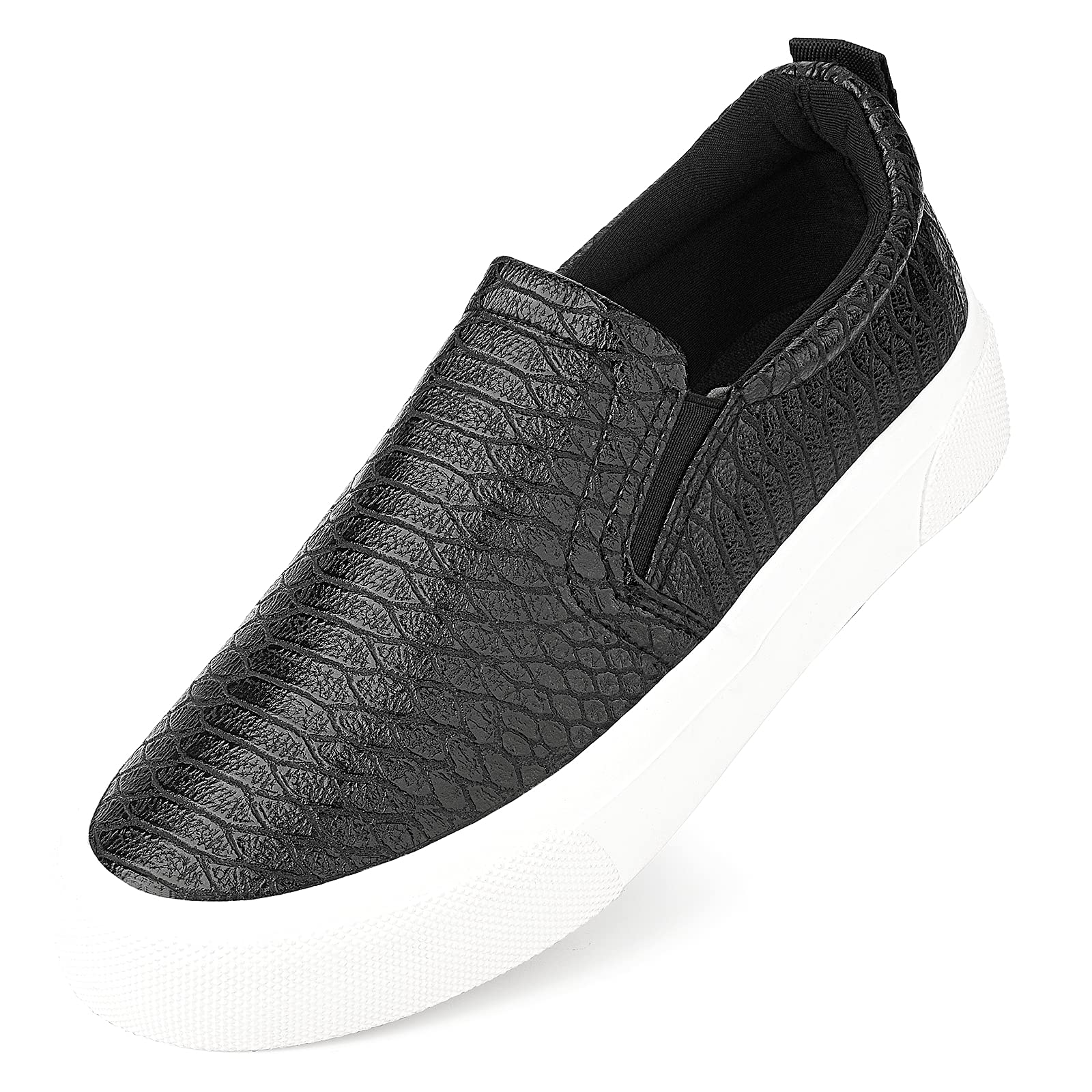 JENN ARDOR Women's Slip-On Sneakers - Comfortable Casual Walking Shoes for Women | Breathable Lightweight Flats | Perfect for Work, Travel & Everyday Wear
