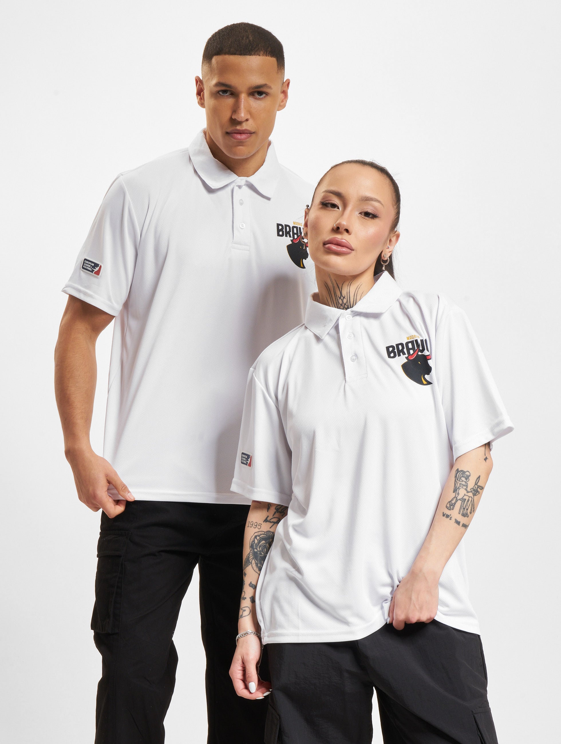 Madrid Bravos Men's Polo Shirt - Breathable Cotton Short Sleeve Casual Top for Golf, Tennis & Everyday Wear