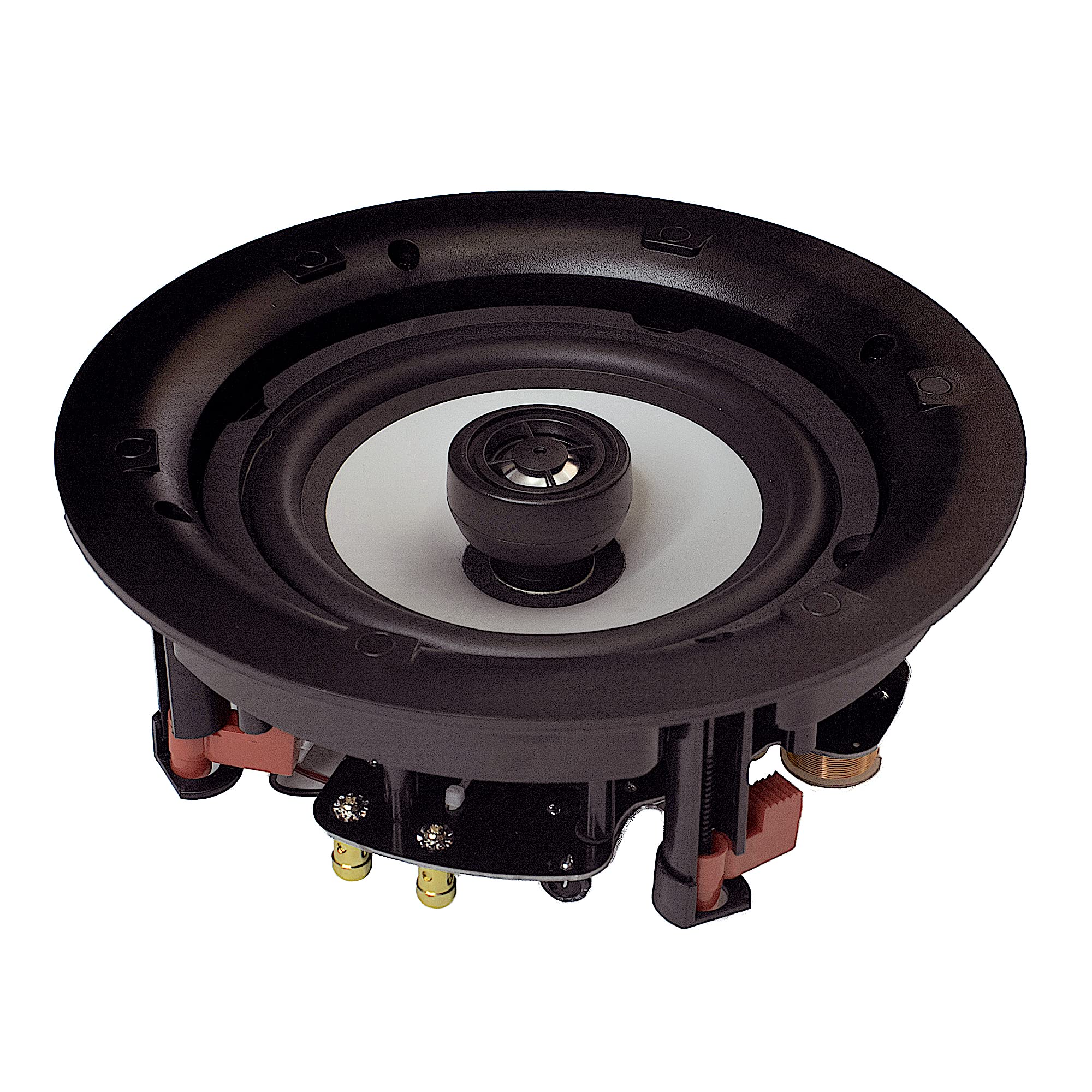 Premium SD-8S-ALU 8-Inch Aluminum Ceiling Speakers (Pair) - High Definition Sound for Home Theater, Background Music & Commercial Audio Systems