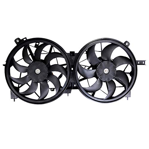RAREELECTRICAL New Dual Radiator and A/C Condenser Fan Replacement for 2019 Nissan Altima SL/S - OEM 214816CA0A Compatible - Perfect for Cooling System Repair & Summer Driving
