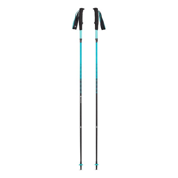Black Diamond Distance Carbon Z Trekking Poles for Women - Lightweight & Adjustable Hiking Sticks for Trail Running, Backpacking & Outdoor Adventures