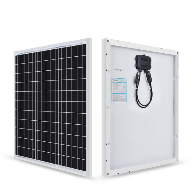 Renogy 50W 12V Monocrystalline Solar Panel - High Efficiency Portable Solar Charger for RV, Boat, Camping & Off-Grid Power