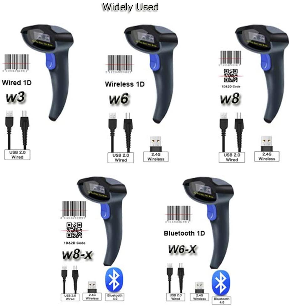 W Series Barcode Scanner Stand - Adjustable & Sturdy Holder for Retail, Warehouse & POS Use