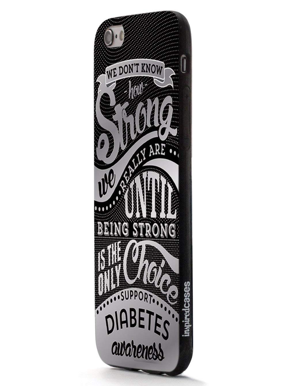 **Inspired Cases - Shockproof iPhone 12 Case with 3D Textured Design - Slim Protective Cover for Apple iPhone 12 - Diabetes Awareness Support - Perfect for Daily Use, Travel & Outdoor Activities**