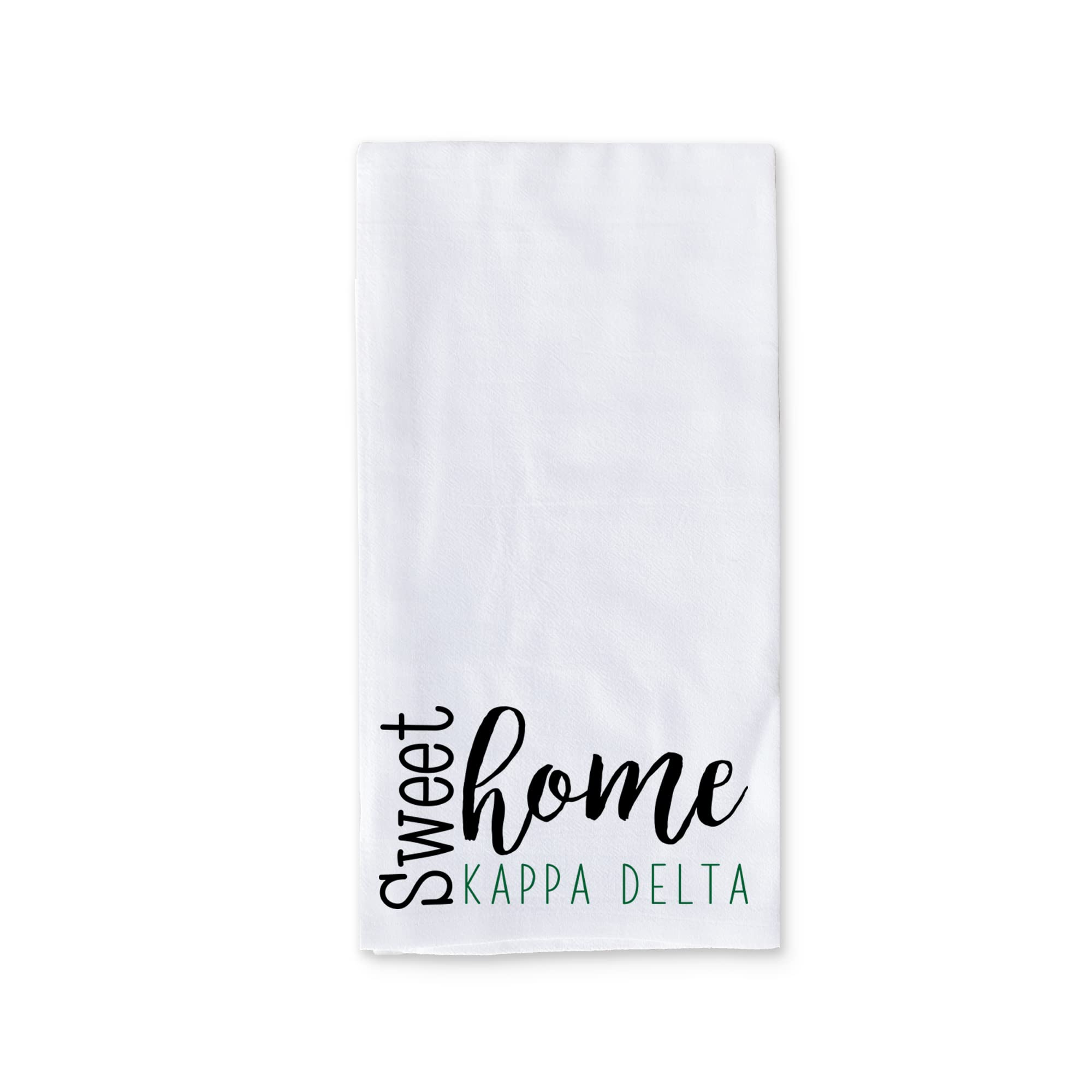 Sweet Home Kappa Delta Sorority Kitchen Towels - Absorbent Dish & Tea Towels for Greek Life - Perfect for Dorm Decor, Housewarming Gifts & Sorority Sister Presents