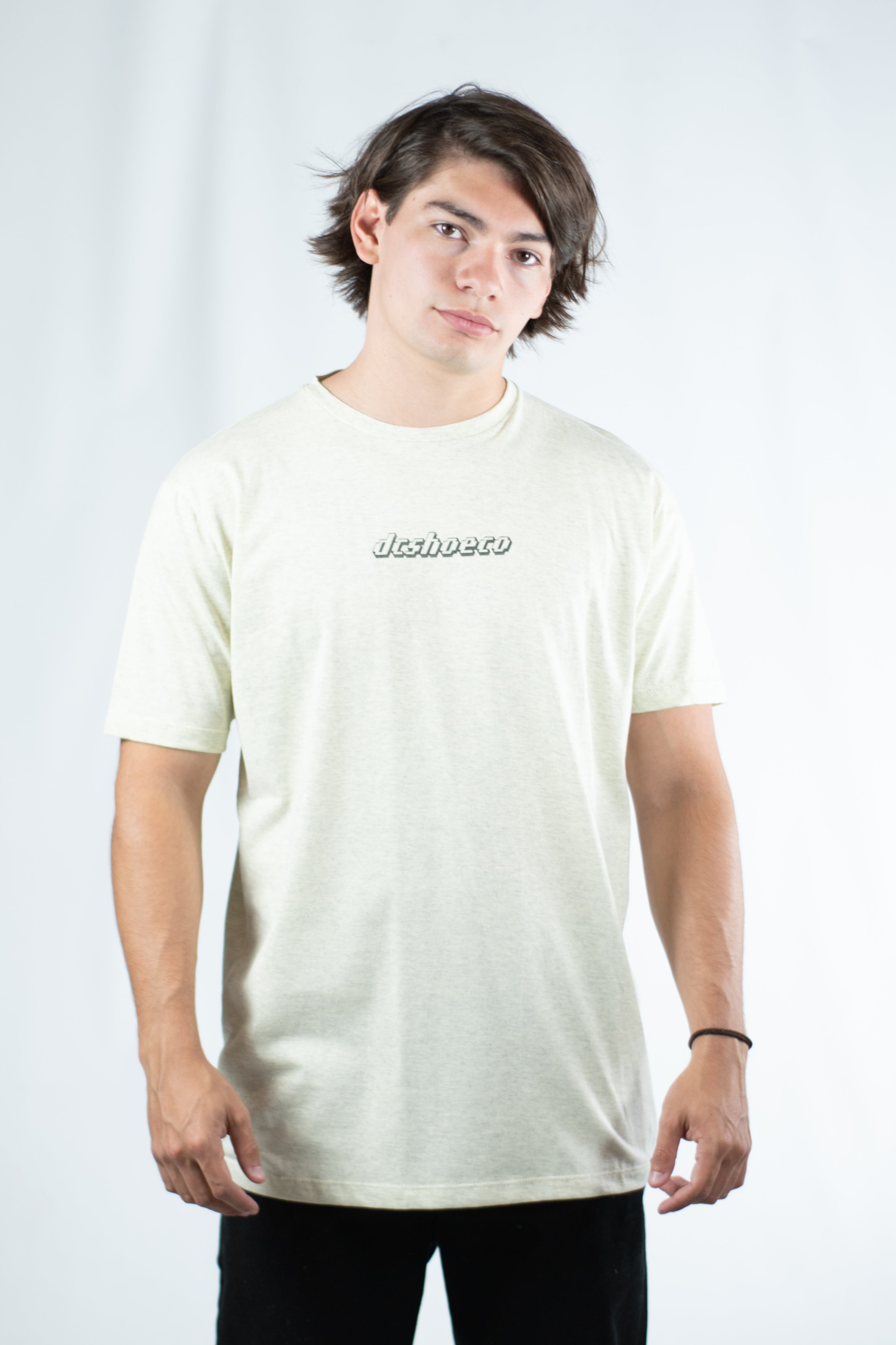 DC Men's Logo Basix HTR T-Shirt - Casual Streetwear for Everyday Comfort & Style