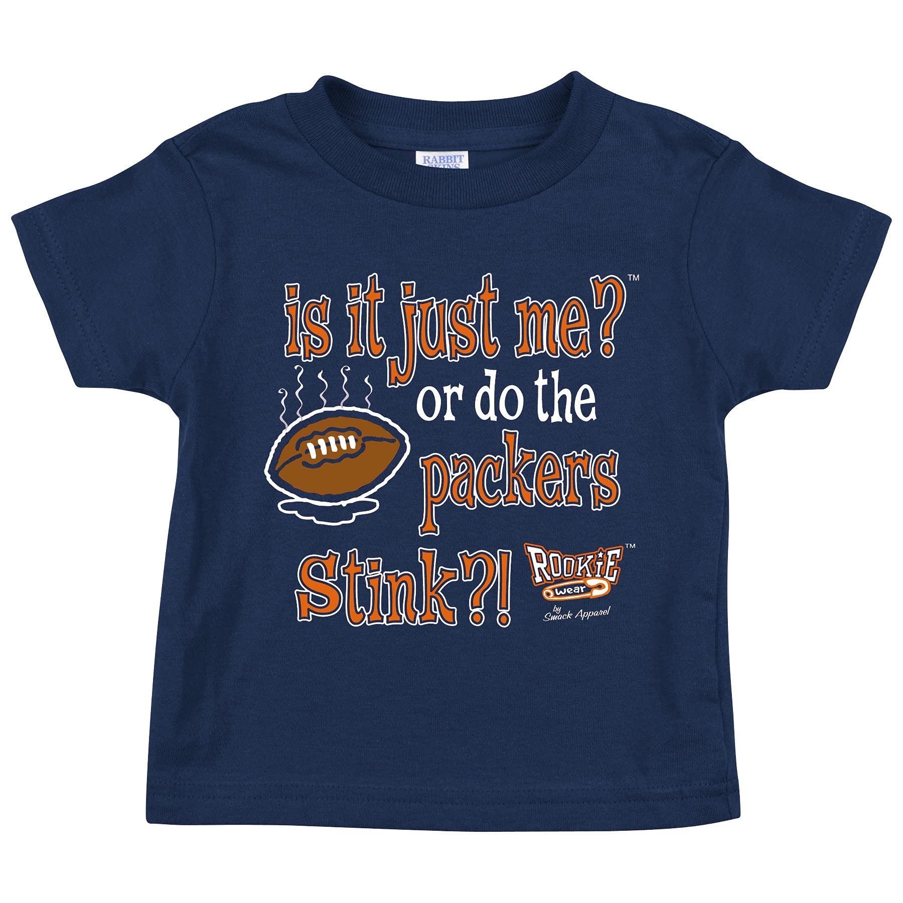 Chicago Football Fans Baby Onesie - 'Is It Just Me?!' Anti-Green Bay Packers Outfit (Newborn-7T) - Perfect for Game Day & Family Photos