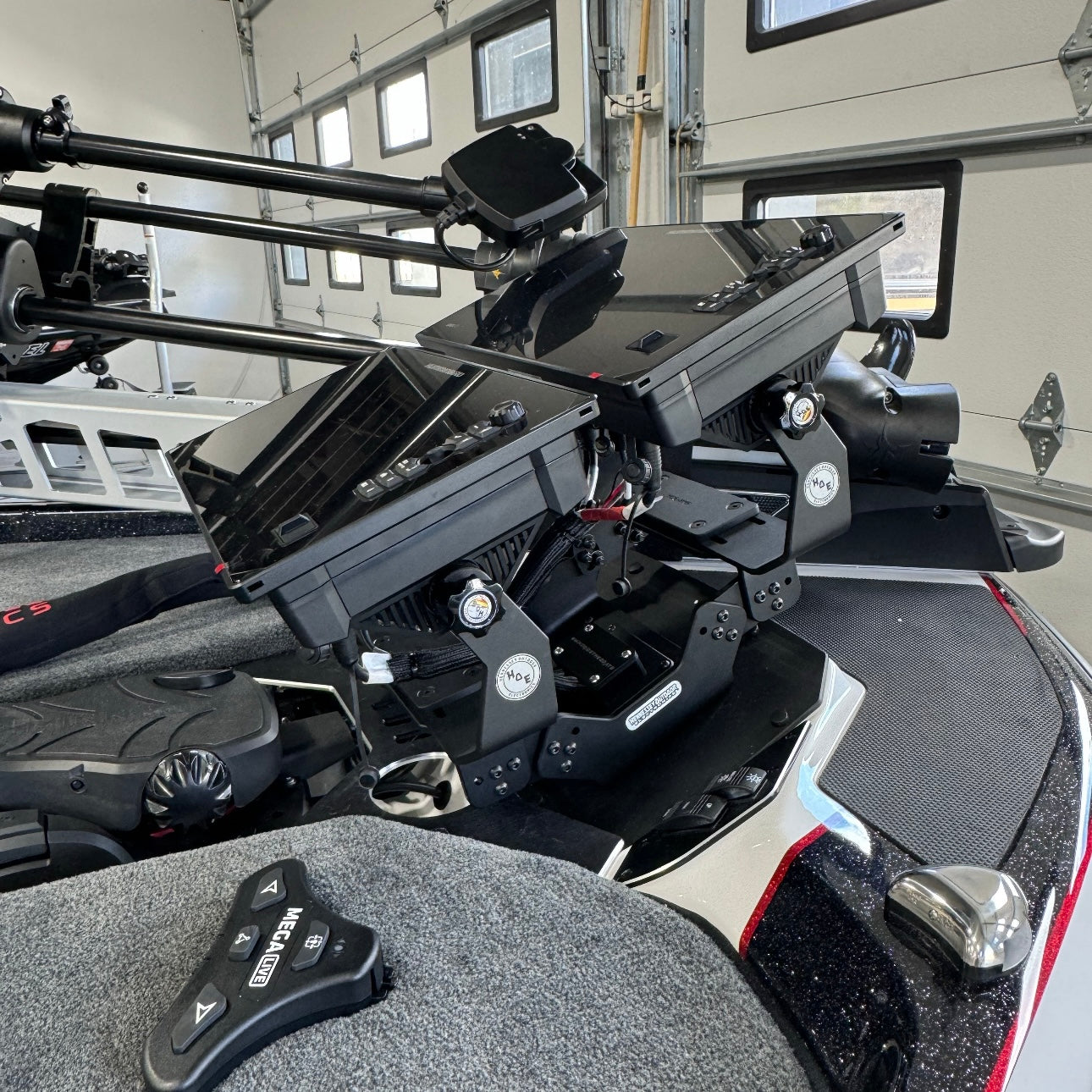 H.O.E. Dual Bow Mount System for Skeeter FXR/ZXR Series (2020+) - Perfect for Fishing & Boat Accessories