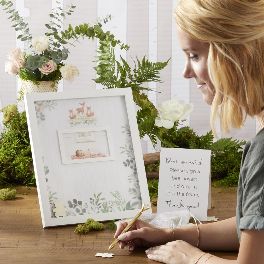 Woodland Baby Shower Guest Book - Unique Keepsake for Baby Shower Parties, Baby Welcoming & Gender Reveal Events - Perfect for Nursery Decor & Memory Scrapbooking