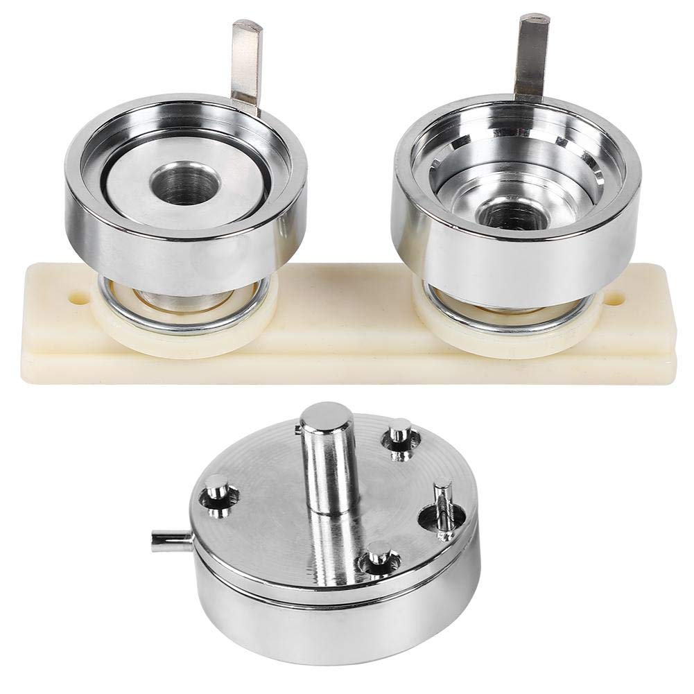 32mm DIY Aluminum Alloy Badge Mould - Interchangeable Punching Die for Button Maker Machine | DIY Button Press Tool Accessories | Perfect for Custom Pins, Event Badges & Craft Projects