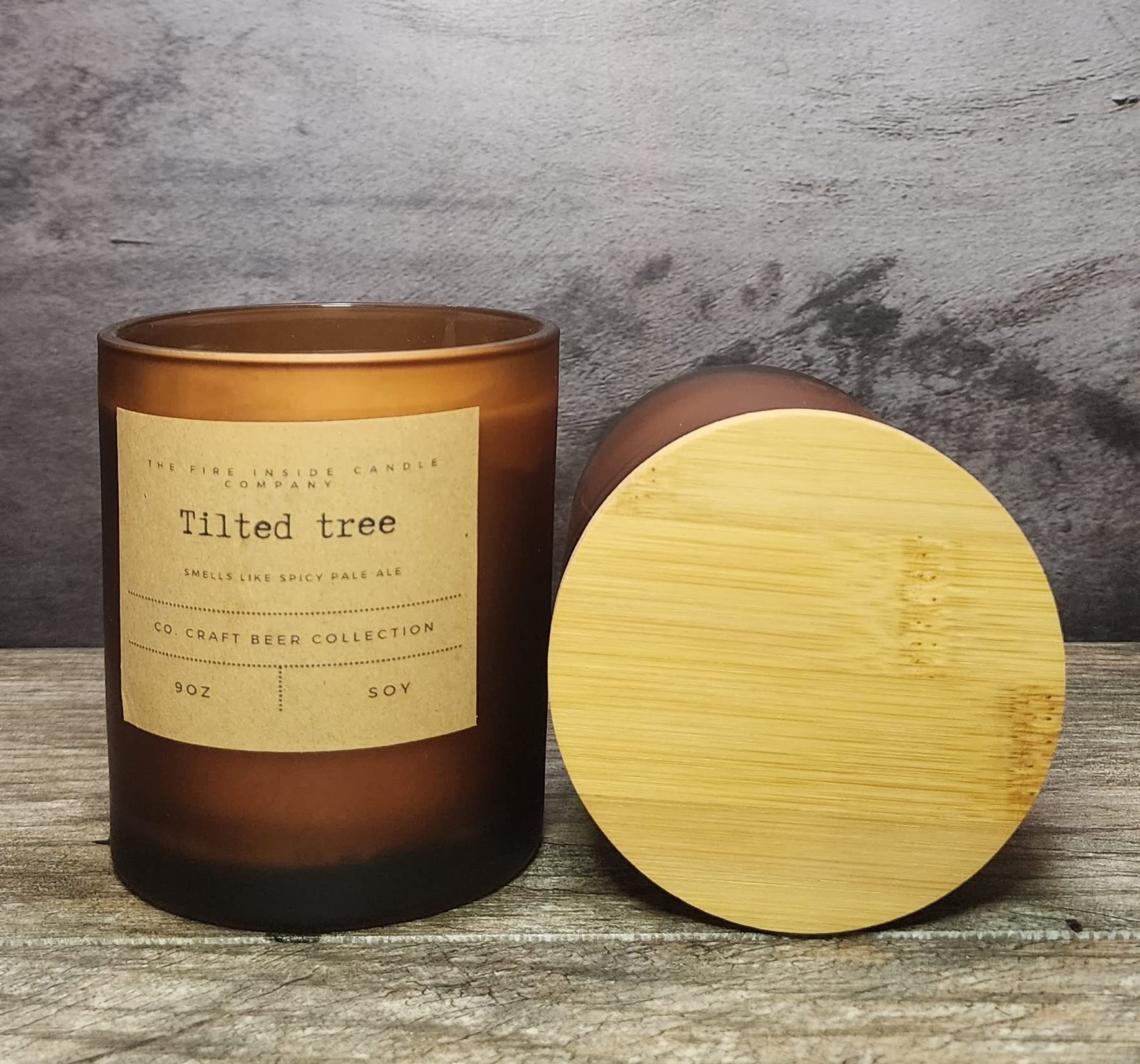 Colorado Craft Brew Inspired 9oz Soy Wax Candle - Tilted Tree Scent for Home, Office & Relaxation | Eco-Friendly Aromatherapy Gift
