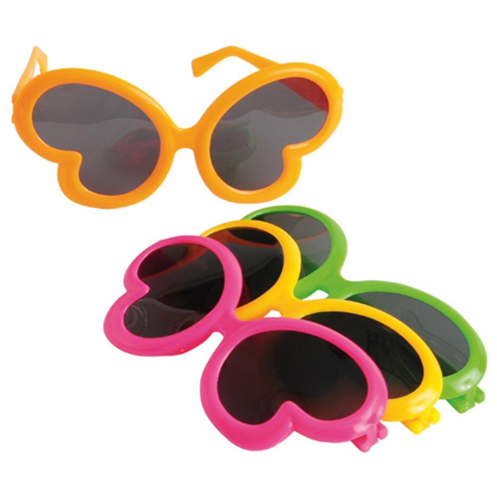 Butterfly Sunglasses for Kids - 12 Pack Fun & Colorful UV Protection Shades - Perfect for Parties, Costumes, and Outdoor Play