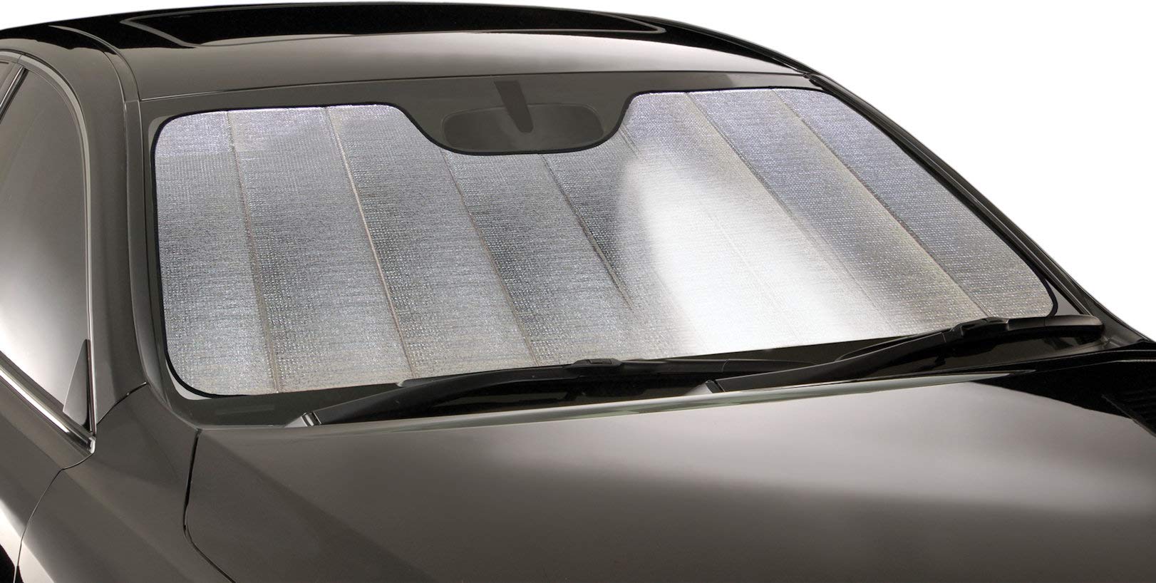 Intro-Tech CH-902-R Ultimate Reflective Folding Windshield Sunshade for Chevrolet Sonic - Custom Fit, Silver | UV Protection & Heat Reduction for Parking & Road Trips
