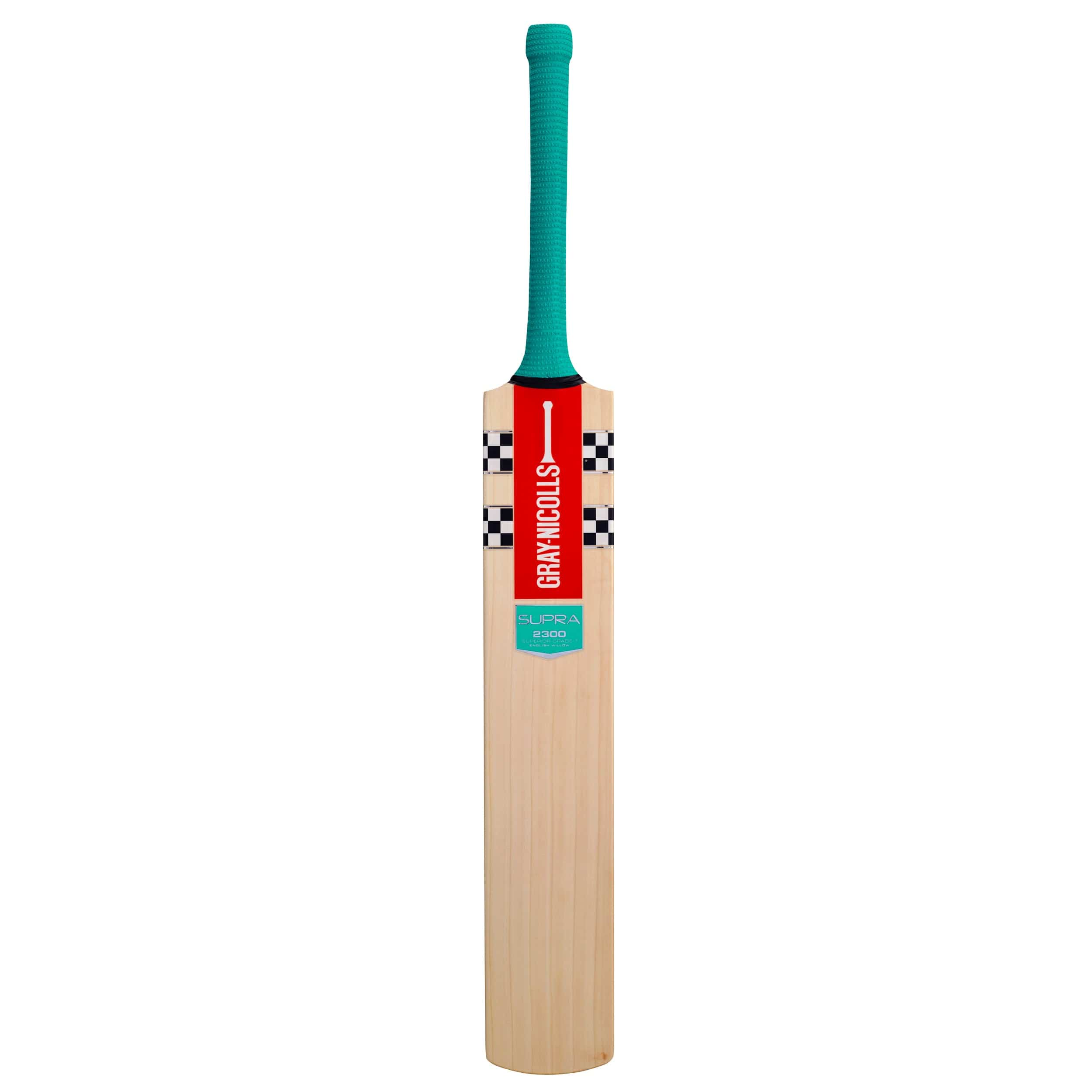 Gray Nicolls Supra 2300 Adult Cricket Bat - Premium English Willow Cricket Bat for Men - Perfect for Professional Matches & Training Sessions