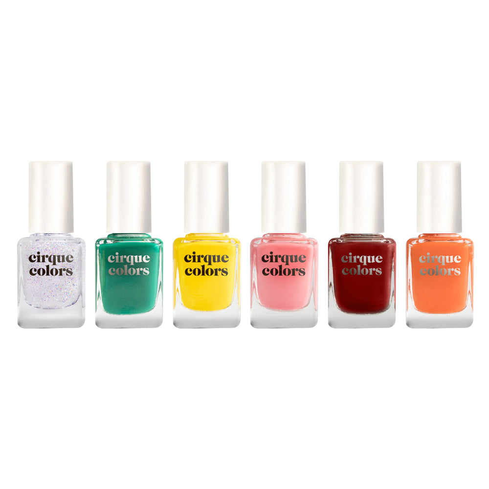 Cirque Colors Jarritos 2024 Collection - Vegan & Cruelty-Free Nail Polish Set - Long Lasting & High Shine Finish - Perfect for Summer Nails, Pedicures & Nail Art Designs