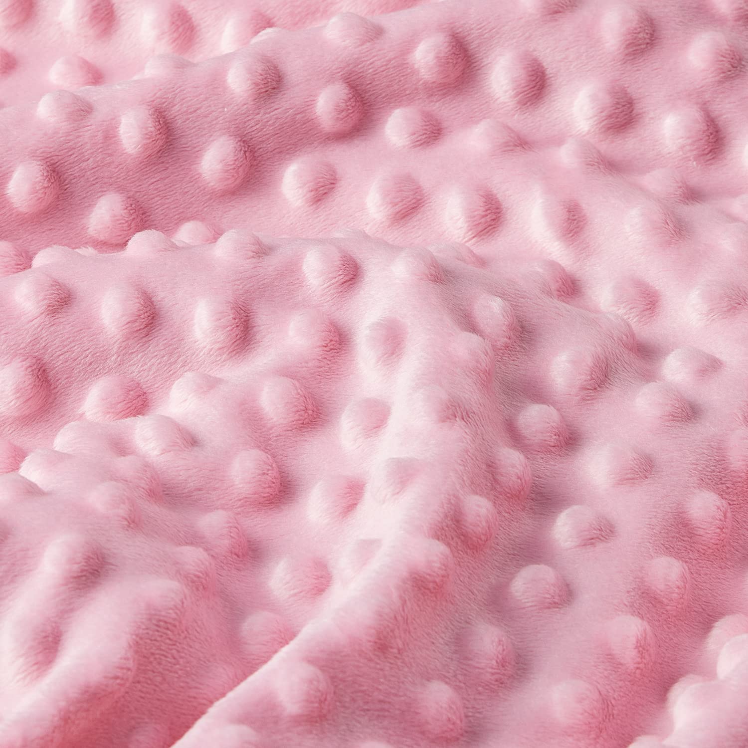 DaysU Ultra Soft Micro Plush Baby Blanket for Girls - Floral Print with Soothing Raised Dots, Double Layer Crib Blanket, Butterfly Floral Mint Green (30x40 Inches) - Perfect for Nursery, Swaddling, Stroller & Gift Giving