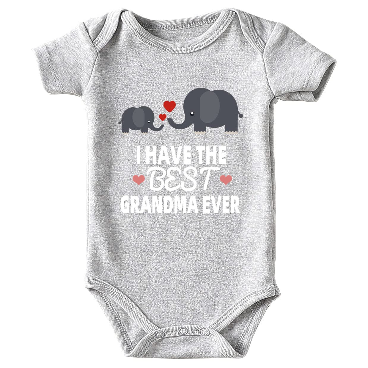 Funny Unisex Baby Bodysuit for Boys & Girls 0-3 Months | Cute Love Nana Papa Design | Perfect for Family Photos, Baby Showers & Everyday Wear