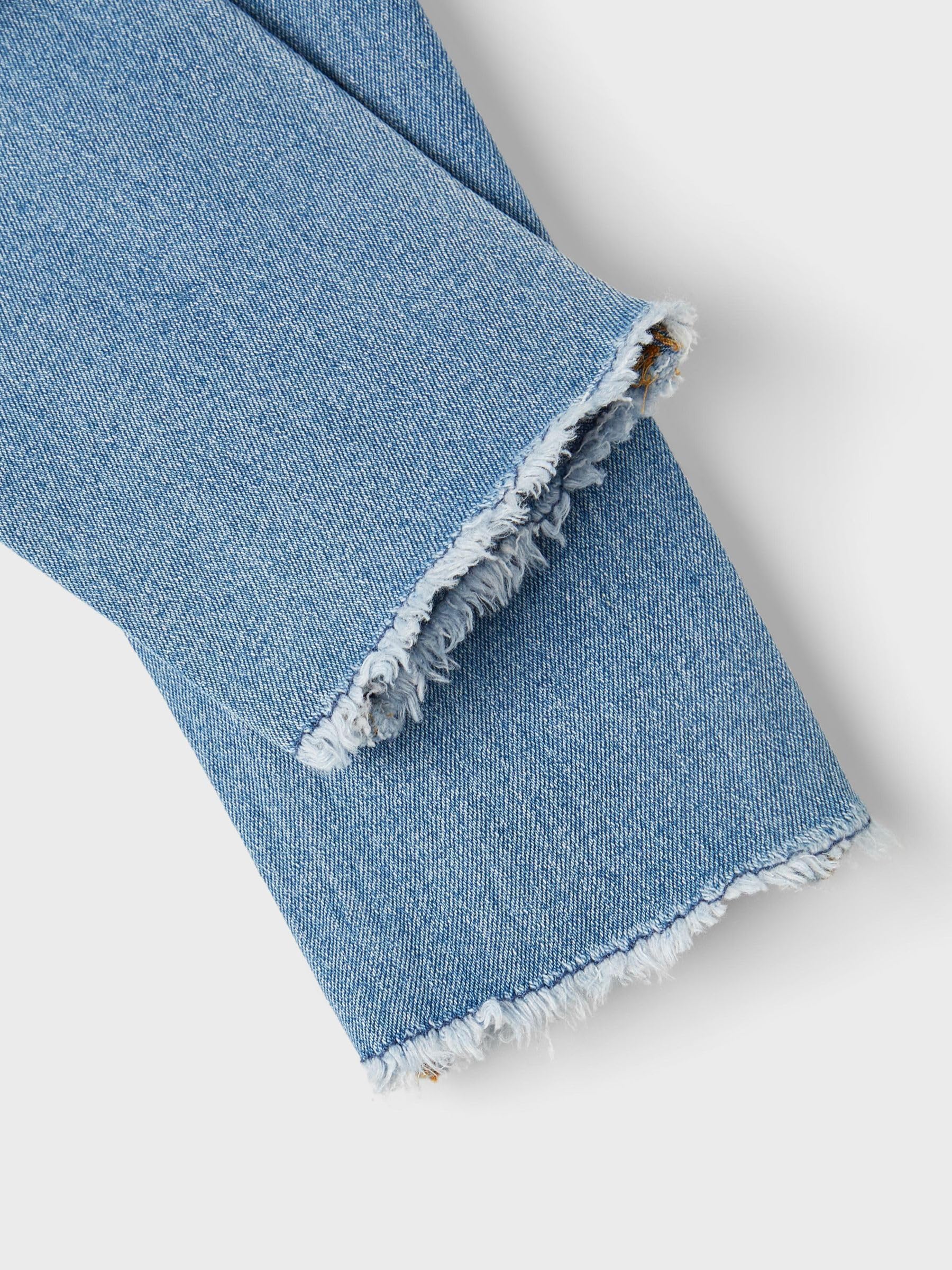 NAME IT Girl Jeans Skinny Fit High Waist Stretch Denim Pants for Women - Perfect for Casual Wear, Office & Date Nights