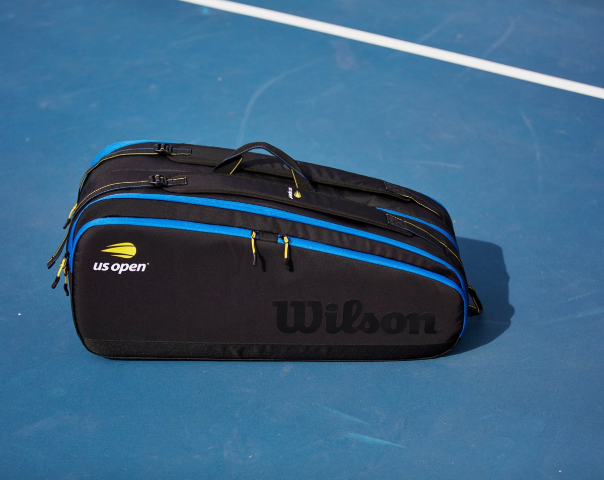 Wilson US Open Tour Tennis Bag 12 Pack - Premium Tennis Gear for Players & Coaches - Perfect for Tournaments, Practice & Travel