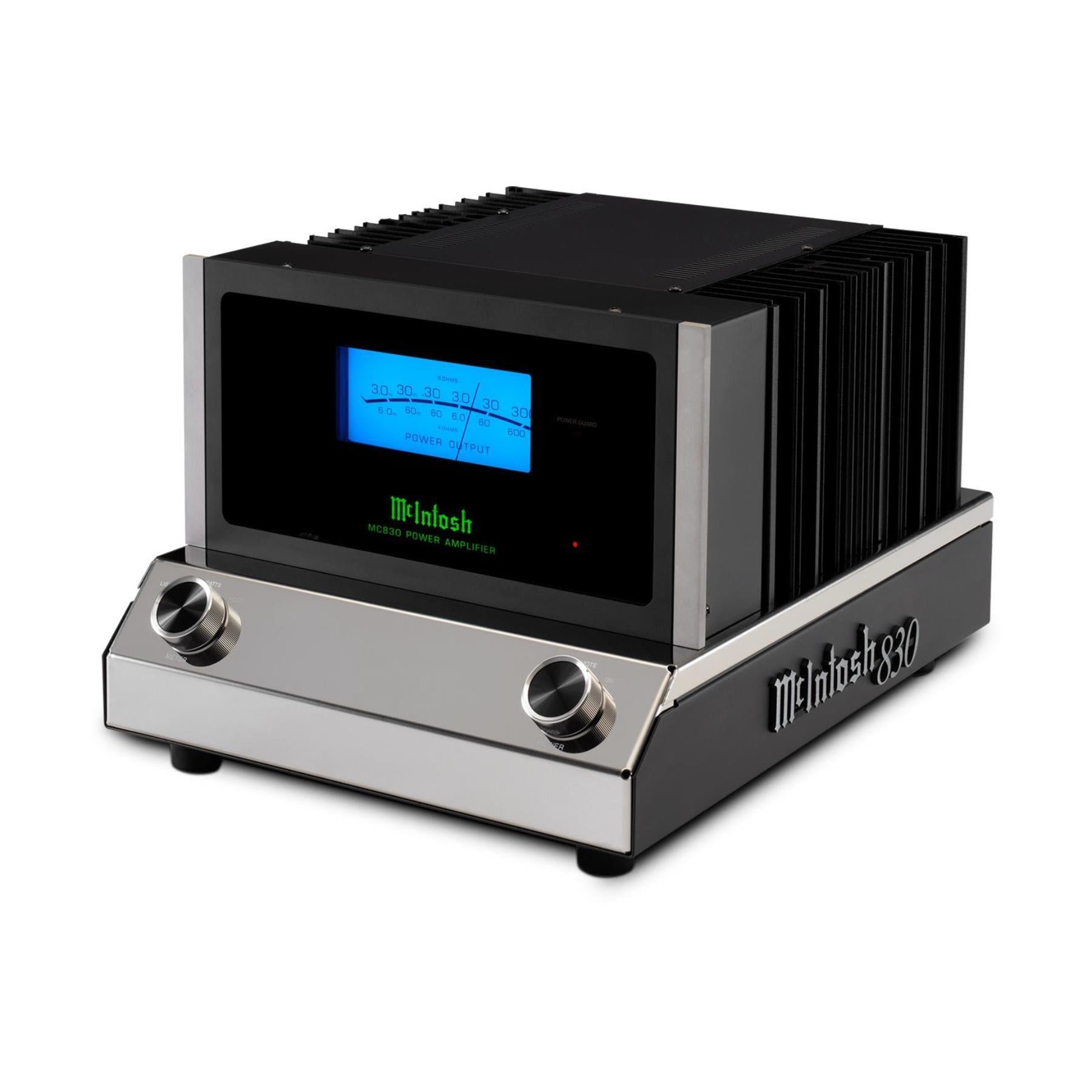 McIntosh MC830 High-Performance 1 Channel Solid State Power Amplifier - Professional Audio & Home Theater Sound System Enhancement