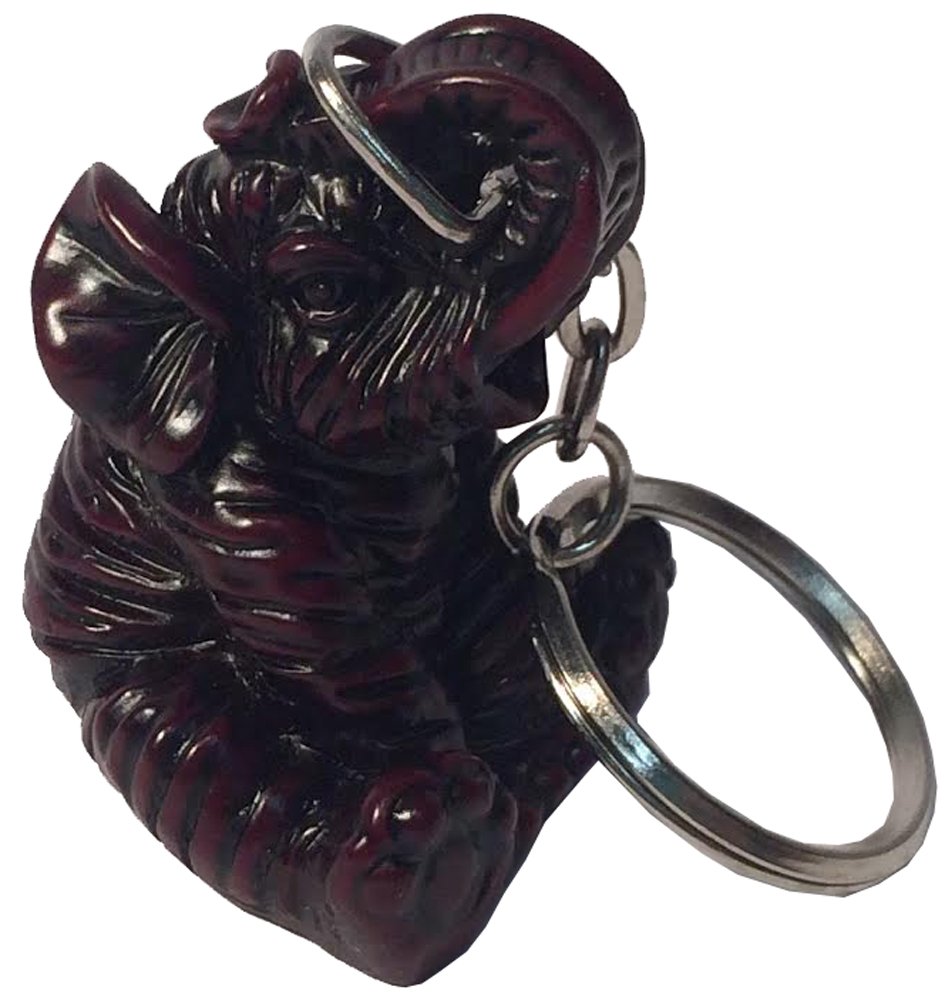 Adorable Mini Red Elephant Keychain - Cute Animal Keyring for Kids & Adults - Perfect for Backpacks, Gifts, and Everyday Carry