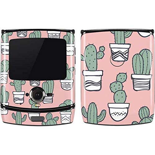 Motorola RAZR Phone Skin - Pink Cactus Design for Protection & Style