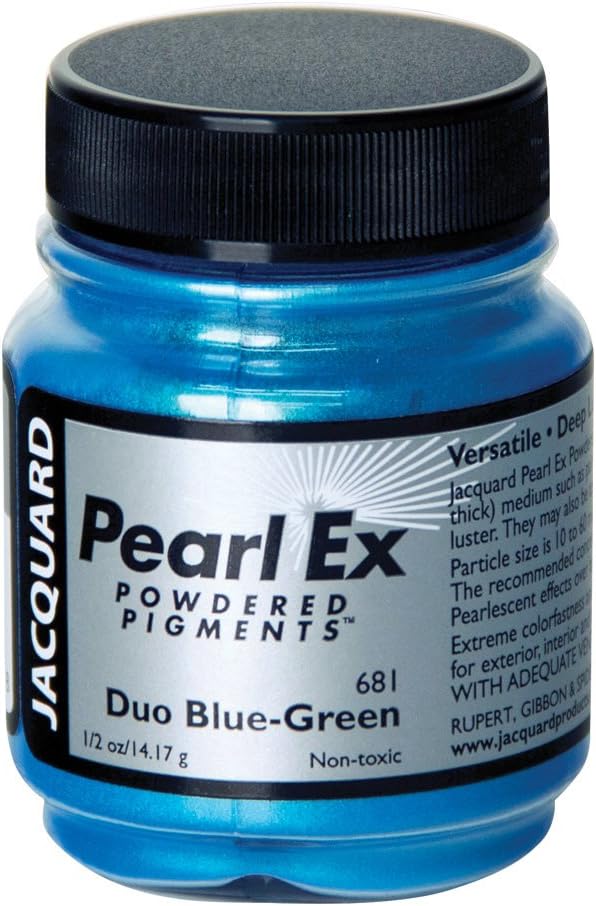 Pearl Ex Powdered Pigments - Jacquard Metallic Paint for Arts & Crafts - 1/2 oz - Perfect for Scrapbooking, Card Making & DIY Projects