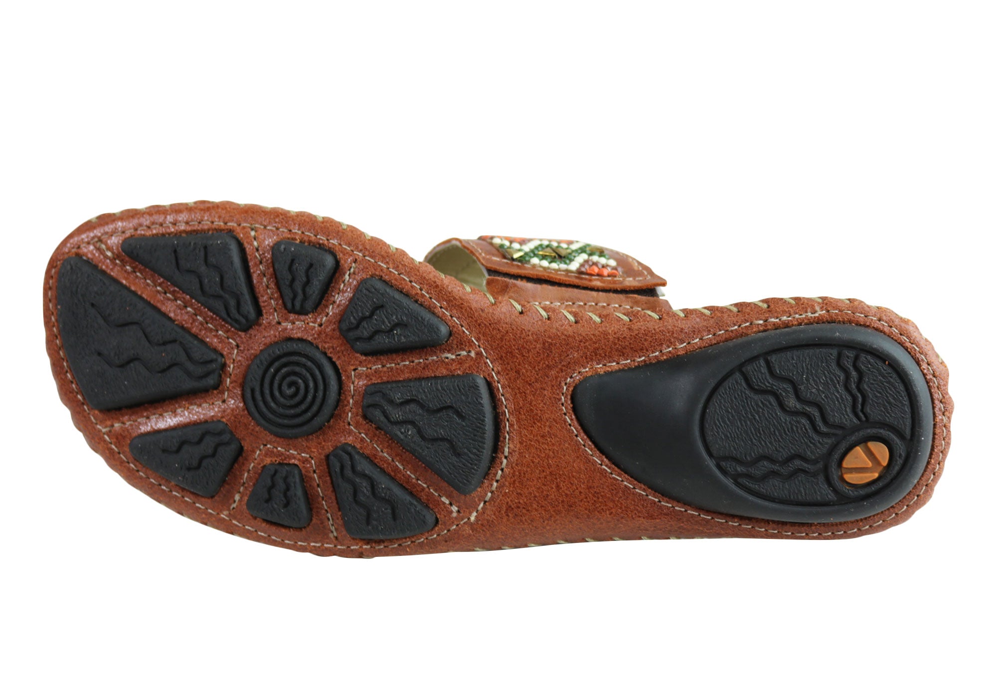 Andacco Zenia Women's Comfortable Leather Sandals - Brazilian Made Flip Flops for Beach, Travel & Summer Outfits
